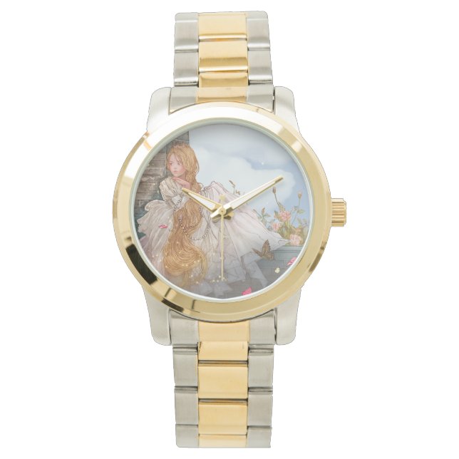 Lovely Princess in Castle Window Watch (Front)
