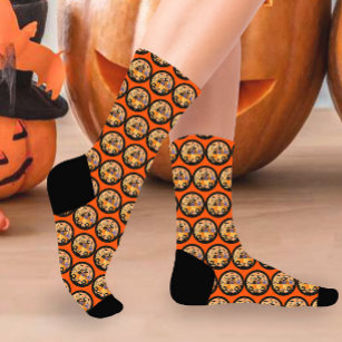 Lovely Pumpkin Halloween Socks