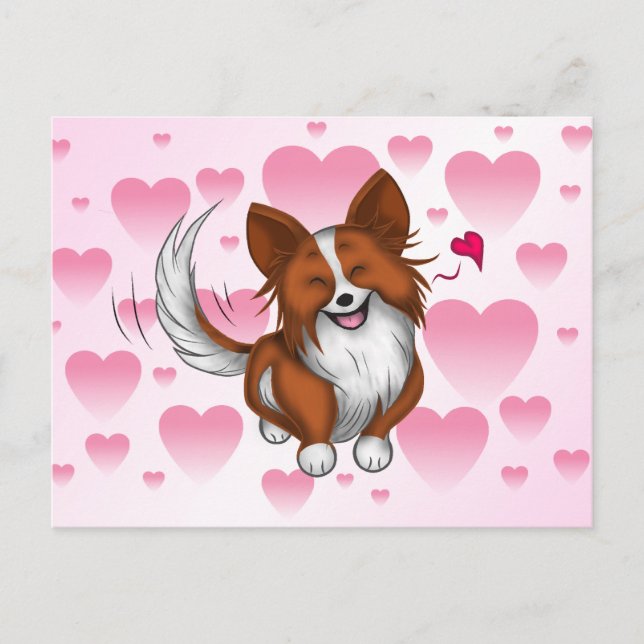 Lovely Puppy Postcard (Front)