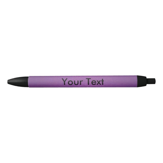 Lovely Purple Charm Black Ink Pen (Front)