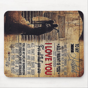 Lovely Quotes To My Husband Husband Present Mouse Mat