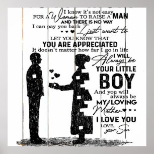 Lovely Quotes To My Mum, To My Mum Letter, Poster