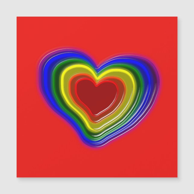 lovely rainbow heart (Front)