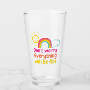 Lovely Rainbow, Sun and Cloud   Glass