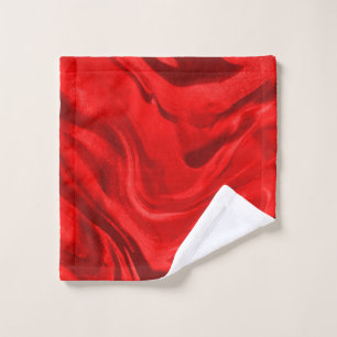 Lovely Red Aesthetic Gradient Bath Towel