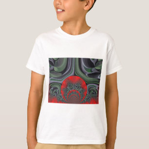 Lovely Red Aurora Art Print T-Shirt