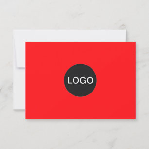 Lovely Red Gift Certificate (Modern Brand Logo)