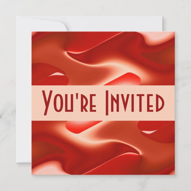 lovely red invitation (Front)