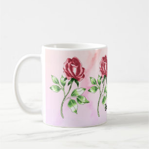 Lovely Red Rose Coffee Mug