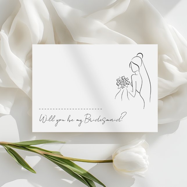 Lovely Romantic Will You Be My Bridesmaid Proposal Invitation (Creator Uploaded)