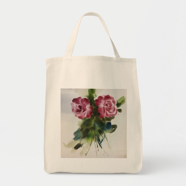lovely roses tote bag (Front)