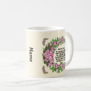 Lovely Roses Wedding Vows mugs