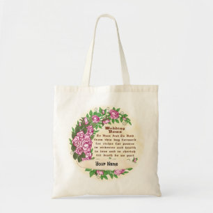 Lovely Roses Wedding Vows tote bag