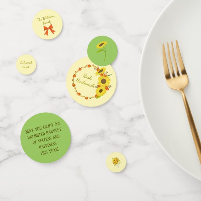 Lovely Rosh Hashanah Confetti (Group)