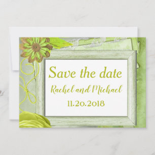 Lovely Save the Date Floral