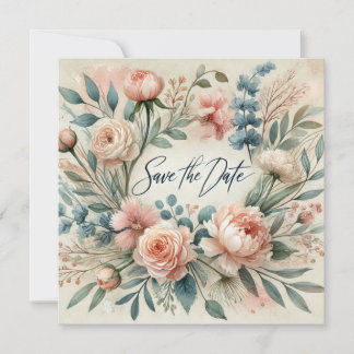 Lovely Save the Date Wedding Announcement