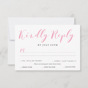 Lovely Script RSVP   WEDDINGS