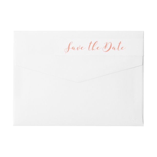 Lovely Script Wrap Labels | WEDDINGS (Back)