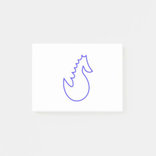 Lovely Seahorse Post-it Notes