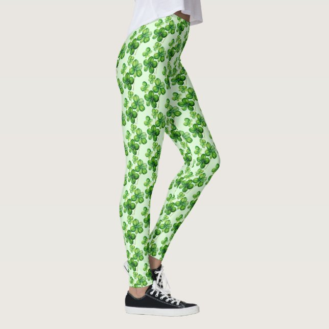 Lovely Shamrocks Leggings (Right)