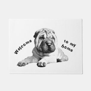 Lovely Shar Pei Doormat