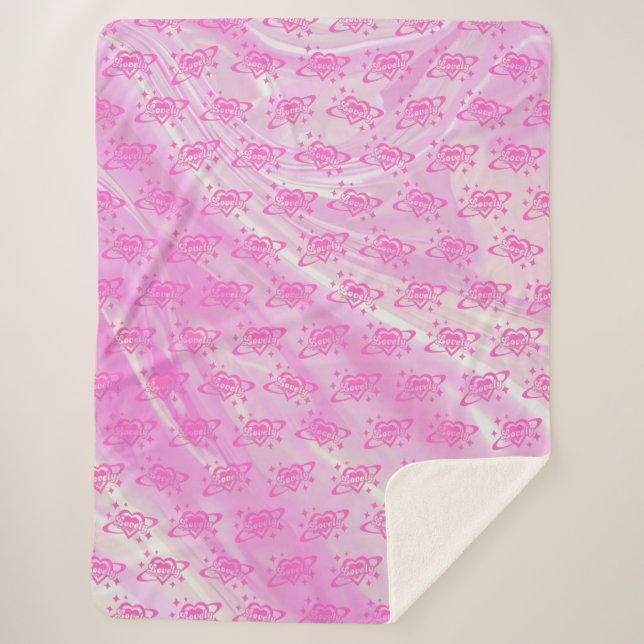 Lovely Sherpa Blanket (Front)