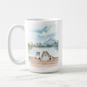 Lovely Shetland Sheepdogs mug