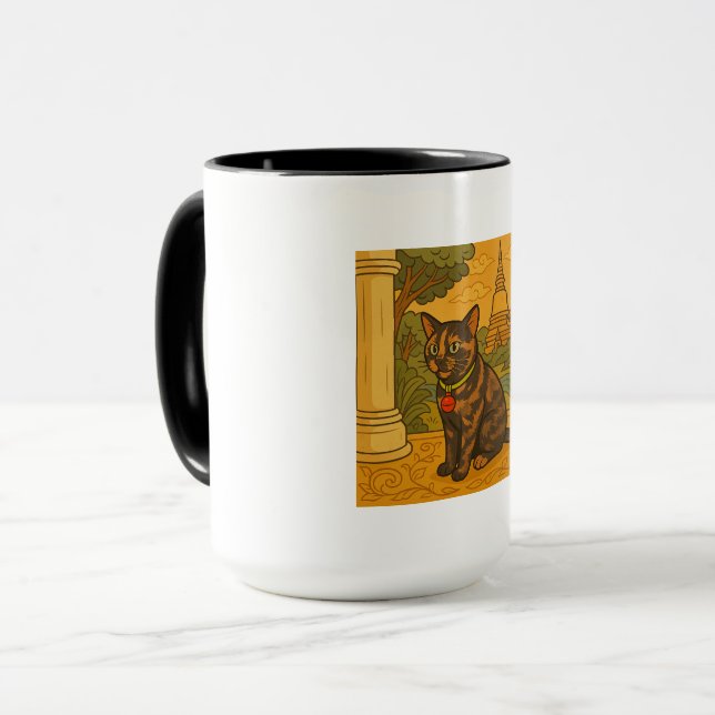 Lovely Siam Cat Coffee mug (Front Left)