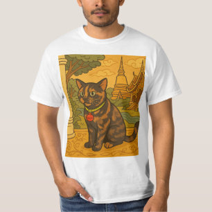 Lovely Siam Cat T-shirt for Men