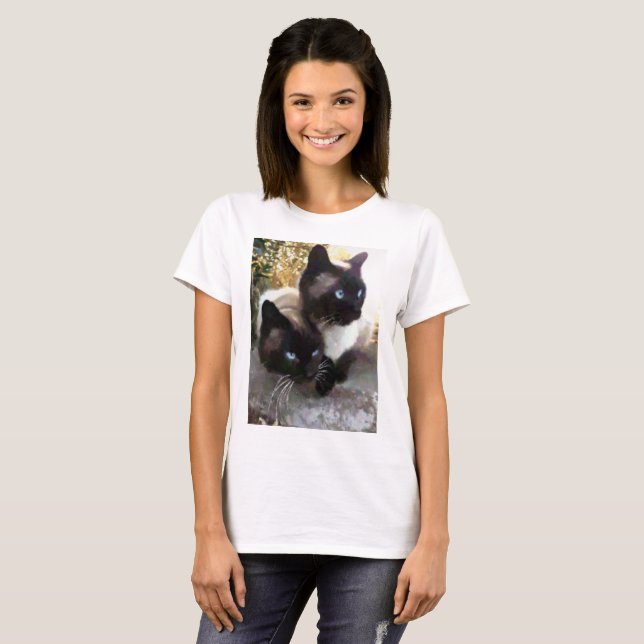 Lovely siamese T-Shirt (Front Full)