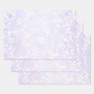 Lovely Silver and Lilac Wrapping Paper Sheet