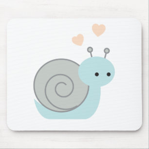 Lovely Snail Mouse Mat