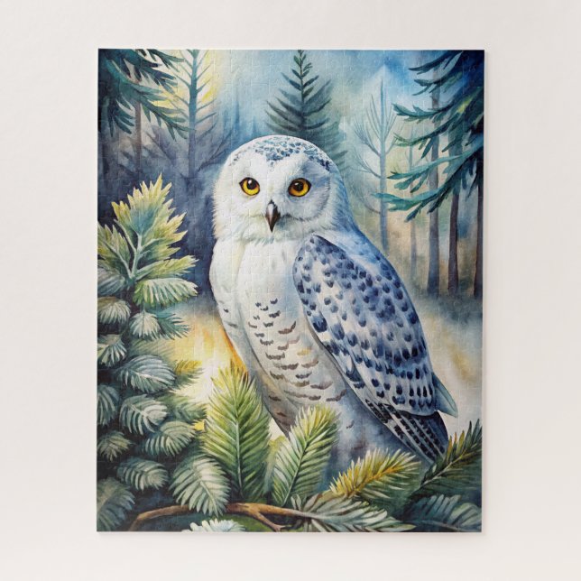 Lovely Snowy Owl Jigsaw Puzzle (Vertical)