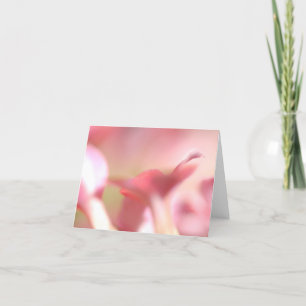 Lovely Soft Pink Thank You Card