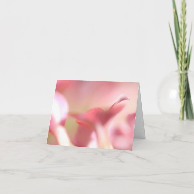 Lovely Soft Pink Thank You Card (Front)