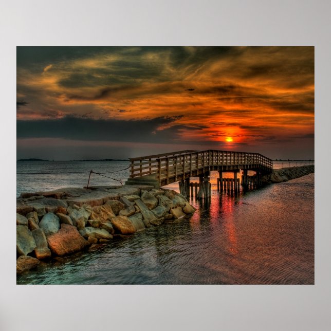 Lovely Sunset Poster (Front)