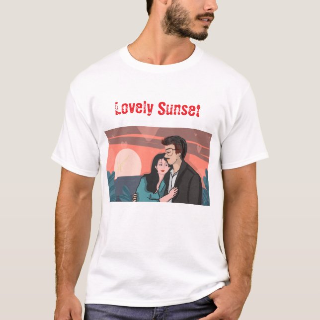 Lovely Sunset  T-Shirt (Front)