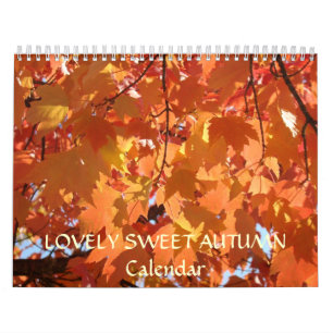 LOVELY SWEET AUTUMN Calendar Holiday Gifts Grandma