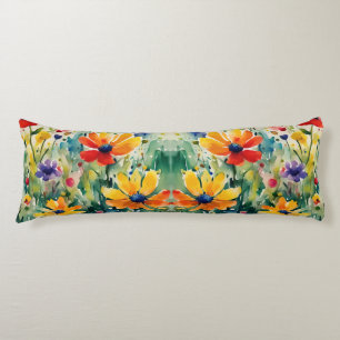 Lovely Sweety Flowers and Roses Body Cushion