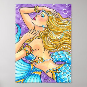 Lovely Swimmer Poster