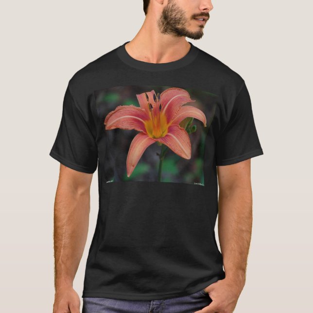 Lovely Tawny Daylily Apparel and Gifts T-Shirt (Front)