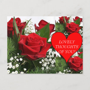 LOVELY THOUGHTS! Postcard