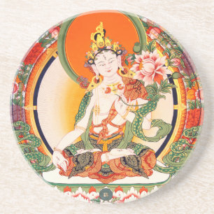 Lovely Tibetan Buddhist Art Coaster