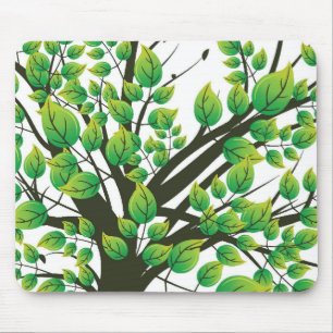 Lovely tree mouse mat