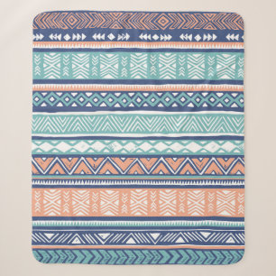 Lovely tribal ethnic. Vintage aztec hand drawn ill Sherpa Blanket