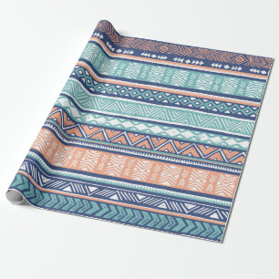 Lovely tribal ethnic. Vintage aztec hand drawn ill Wrapping Paper