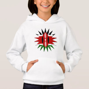 Lovely Vibrant Kenyan Flag Pattern: An 18-Star Art
