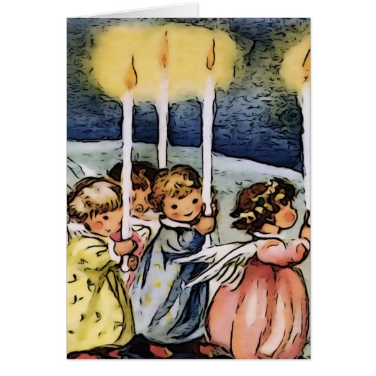 Lovely vintage Angels Card