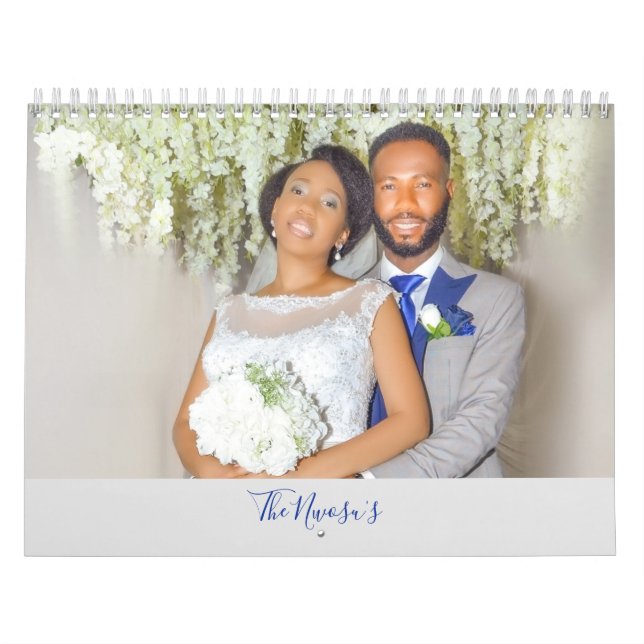 Lovely Wedding Photo Album Calendar (Cover)