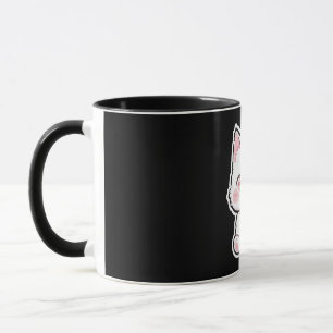 Lovely White Cat Mug